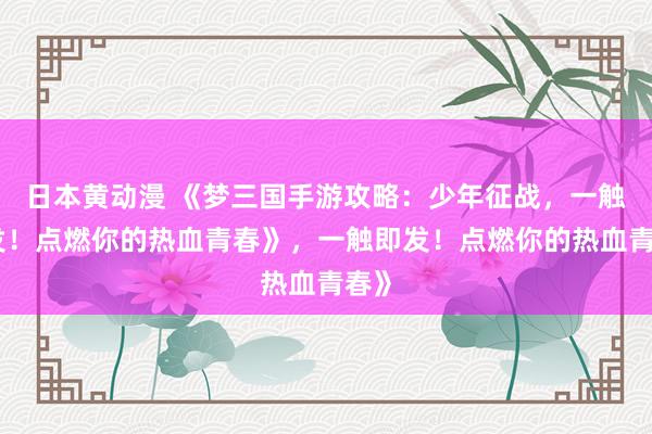 日本黄动漫 《梦三国手游攻略：少年征战，一触即发！点燃你的热血青春》，一触即发！点燃你的热血青春》