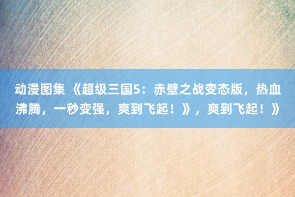 动漫图集 《超级三国5：赤壁之战变态版，热血沸腾，一秒变强，爽到飞起！》，爽到飞起！》