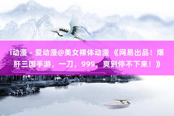 i动漫 - 爱动漫@美女裸体动漫 《网易出品！爆肝三国手游，一刀，999，爽到停不下来！》